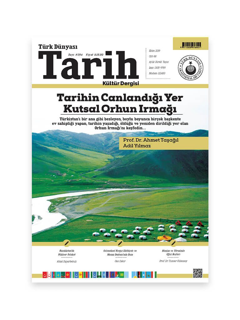 Türk Dünyası Tarih Kültür Dergisi <br><h3>Ekim 2019 - Sayı 394</h3> 1