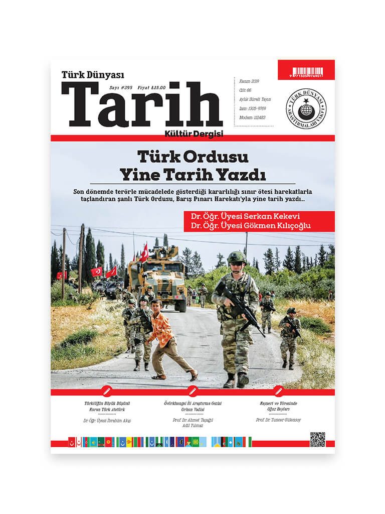 Türk Dünyası Tarih Kültür Dergisi <br><h3>Kasım 2019 - Sayı 395</h3> 1