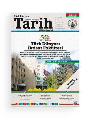 Türk Dünyası Tarih Kültür Dergisi 437