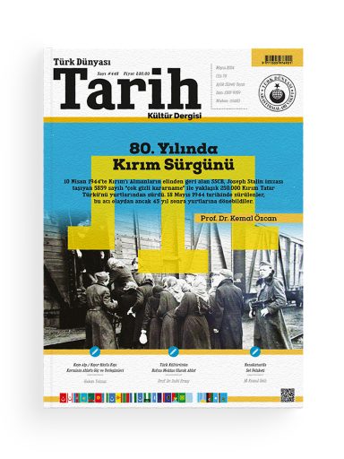 Türkiye'nin en köklü tarih dergisi Türk Dünyası Tarih Kültür Dergisi 448. sayısı