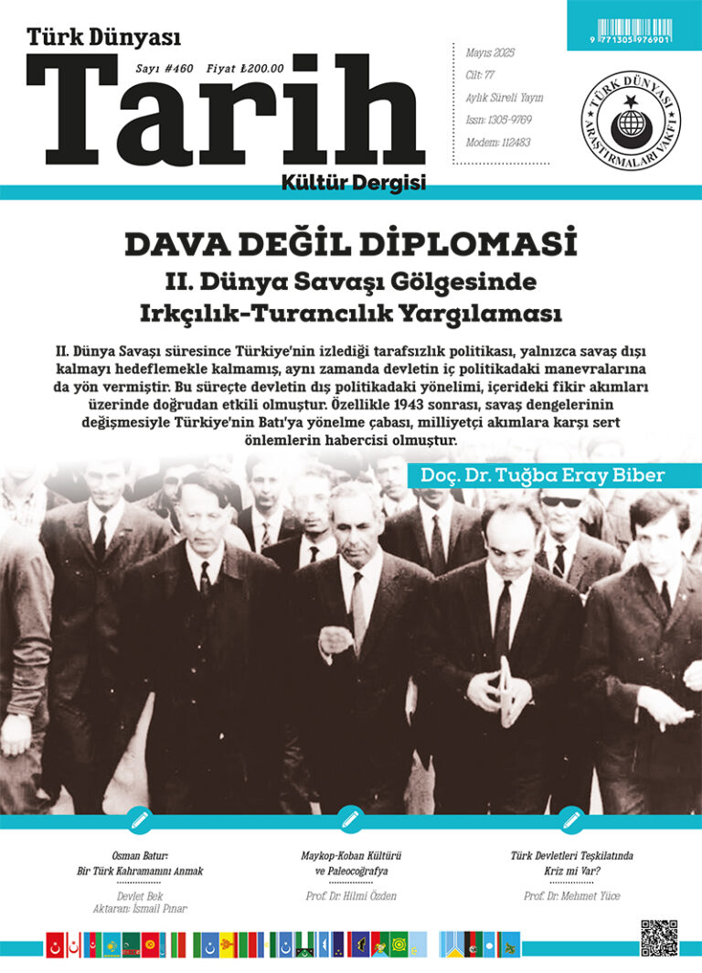 Türk Dünyası Tarih Kültür Dergisi